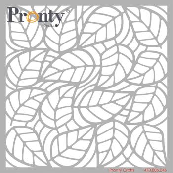 Pronty Crafts - Schablone 15x15cm "Leaves" Stencil 