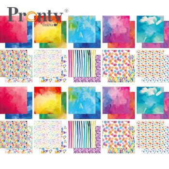 Pronty Crafts - Designpapier "Beautiful Butterfly" Paper Pack 21x21 cm - 20 Bogen