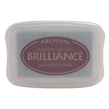 Tsukineko - Brilliance Ink Pad "Crimson Copper" Pigment Stempelkissen