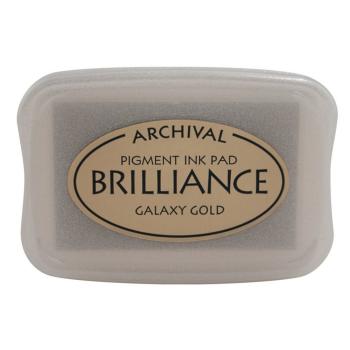 Tsukineko - Brilliance Ink Pad "Galaxy Gold" Pigment Stempelkissen