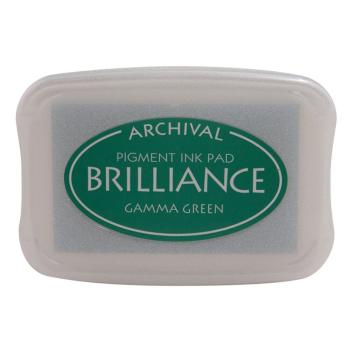 Tsukineko - Brilliance Ink Pad "Gamma Green" Pigment Stempelkissen