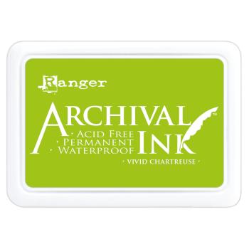 Ranger - Archival Ink Pad "Vivid chartreuse" Stempelkissen - Pigmenttinte