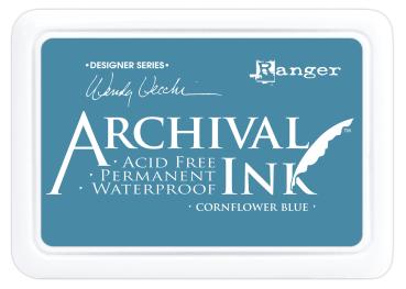 Ranger - Archival Ink Pad "Cornflower blue" Stempelkissen - Pigmenttinte