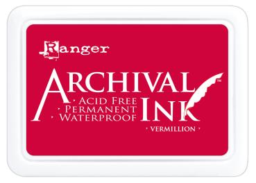 Ranger - Archival Ink Pad "Vermillion" Stempelkissen - Pigmenttinte
