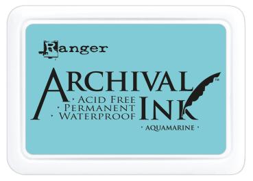Ranger - Archival Ink Pad "Aquamarine" Stempelkissen - Pigmenttinte