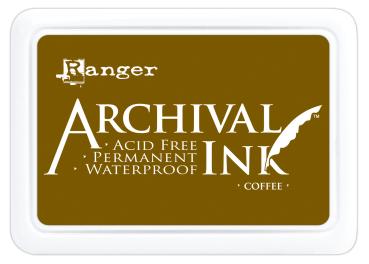 Ranger - Archival Ink Pad "Coffee" Stempelkissen - Pigmenttinte