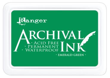 Ranger - Archival Ink Pad "Emerald green" Stempelkissen - Pigmenttinte