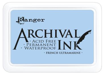 Ranger - Archival Ink Pad "French ultramarine" Stempelkissen - Pigmenttinte