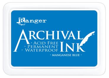 Ranger - Archival Ink Pad "Manganese blue" Stempelkissen - Pigmenttinte