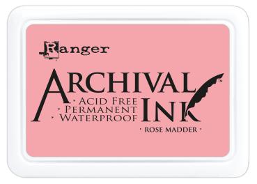 Ranger - Archival Ink Pad "Rose madder" Stempelkissen - Pigmenttinte