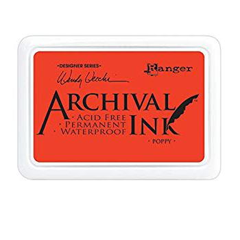 Ranger - Archival Ink Pad "Poppy" Stempelkissen - Pigmenttinte