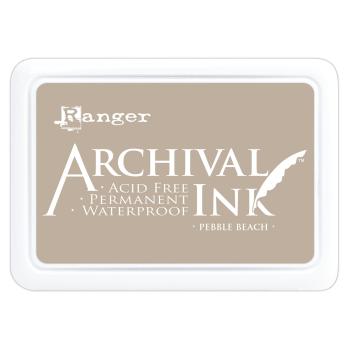 Ranger - Archival Ink Pad "Pebble beach" Stempelkissen - Pigmenttinte