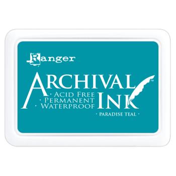 Ranger - Archival Ink Pad "Paradise teal" Stempelkissen - Pigmenttinte