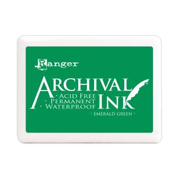 Ranger Archival Ink Pad "Emerald green" Stempelkissen - Pigmenttinte Jumbo