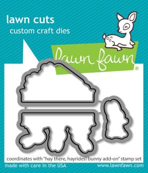 Lawn Fawn - Stanzschablone "Hay There, Hayrides! Bunny" Add-on Die