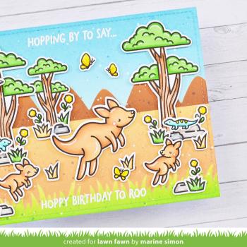 Lawn Fawn - Stempelset "Kanga-rrific" Clear Stamp Add-On