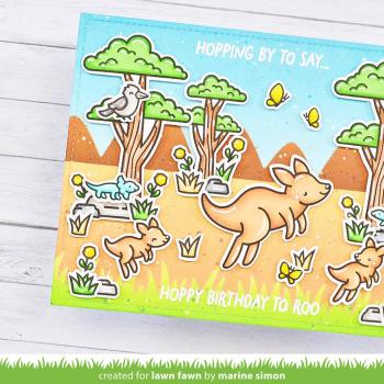 Lawn Fawn - Stempelset "Kanga-rrific" Clear Stamp Add-On