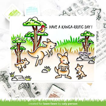 Lawn Fawn - Stempelset "Kanga-rrific" Clear Stamps