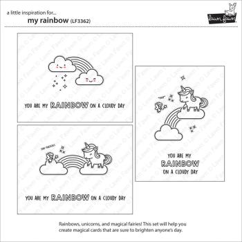 Lawn Fawn - Stempelset "My Rainbow" Clear Stamps