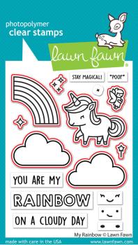 Lawn Fawn - Stanzschablone "My Rainbow" Dies