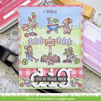 Lawn Fawn - Stempelset "Veggie Happy" Clear Stamps