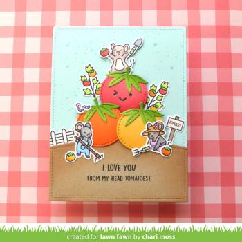 Lawn Fawn - Stempelset "Veggie Happy" Clear Stamps