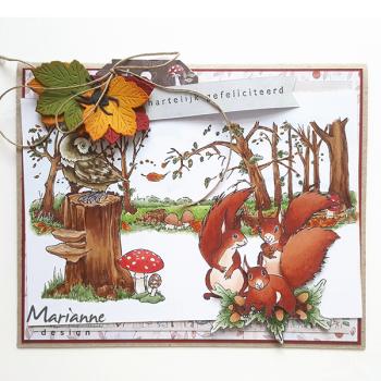 Marianne Design - Stempelset "Eichhörnchen" Clear Stamps