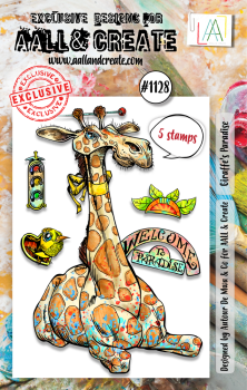 AALL and Create - Stempelset A7 "Giraffe's Paradise" Clear Stamps