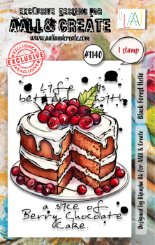 AALL and Create - Stempel A6 "Black Forest Hello" Clear Stamps