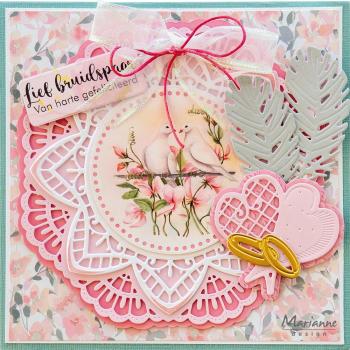 Marianne Design - Präge- und Stanzschablone "Elegant Circle with Hearts" Creatables Dies