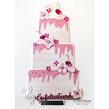 Marianne Design - Schablone 21x14,9cm "Party cake" Stencil