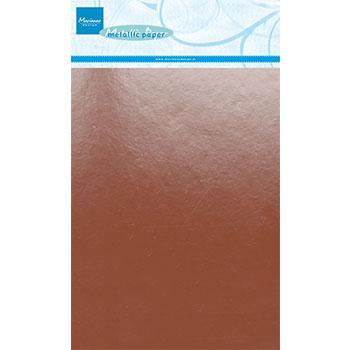 Marianne Design - Metallicpapier "Copper" Metallic Paper Sheets A5 - 5 Bogen