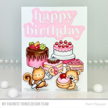 My Favorite Things - Stanzschablone & Stempelset "Birthday Bites" Die-namics & Clear Stamps