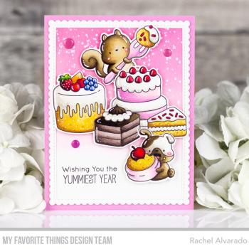 My Favorite Things - Stanzschablone & Stempelset "Birthday Bites" Die-namics & Clear Stamps