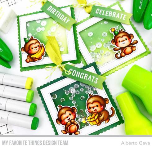 My Favorite Things Stempelset "Monkey Around" Clear Stamps