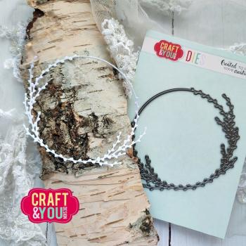 Craft & You Design - Stanzschablone "Catkins Wreath" Dies