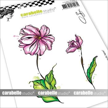Carabelle Studio - Gummistempelset "Japanese Anemones" Cling Stamp