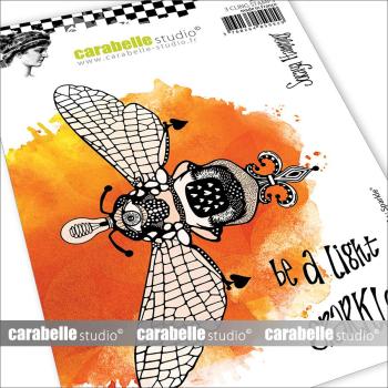 Carabelle Studio - Gummistempelset "Butterfly Sparkle" Cling Stamp