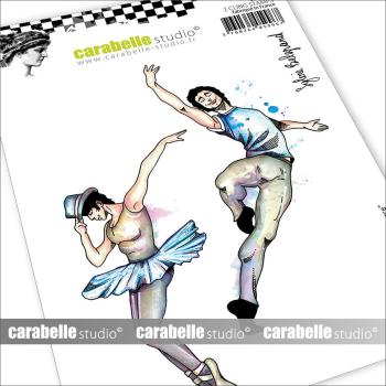 Carabelle Studio - Gummistempelset "Let'S Dance" Cling Stamp