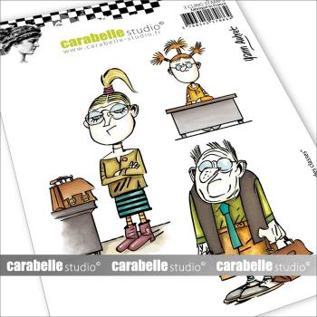 Carabelle Studio - Gummistempelset "Rentrée des classes" Cling Stamp
