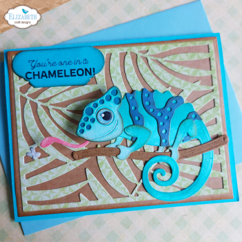 Elizabeth Craft Designs - Stanzschalone "Spy The Chameleon" Dies