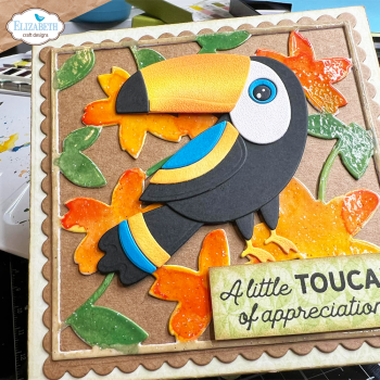 Elizabeth Craft Designs - Stanzschalone "Teddy The Toucan" Dies