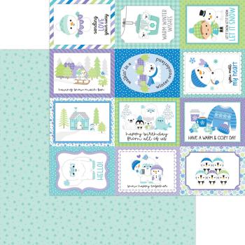 Doodlebug Design - Designpapier "Snow Much Fun" Paper Pack 6x6 Inch - 24 Bogen