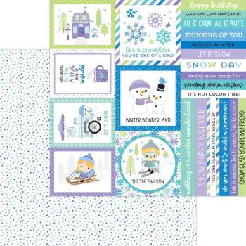 Doodlebug Design - Designpapier  "Snow Much Fun " Paper Pack 12x12 Inch - 12 Bogen