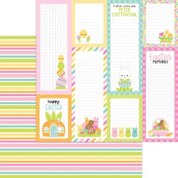 Doodlebug Design - Designpapier "Bunny Hop" Paper Pack 6x6 Inch - 24 Bogen