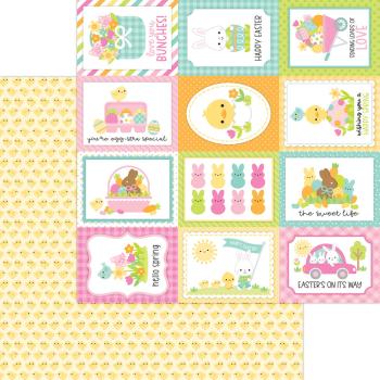 Doodlebug Design - Designpapier "Bunny Hop" Paper Pack 6x6 Inch - 24 Bogen