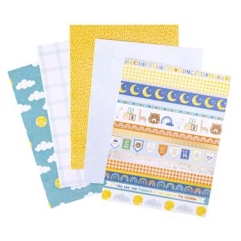 American Crafts - Designpapier "Hello Little Boy" Paper Pack 6x8 Inch - 36 Bogen