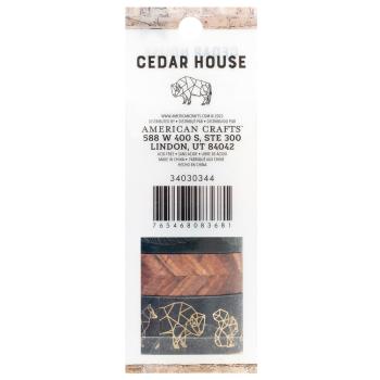 American Crafts - Decorative Tape "Cedar House" Washi Tape