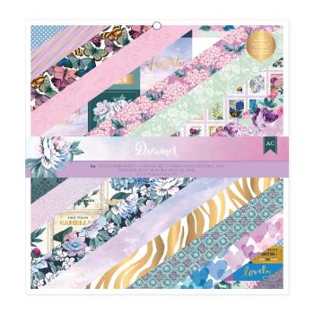 American Crafts - Designpapier "Dreamer" Paper Pack 12x12 Inch - 24 Bogen