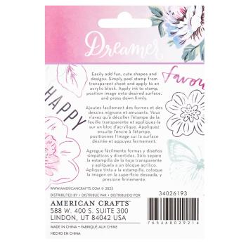 American Crafts - Stempelset "Dreamer" Clear Stamps